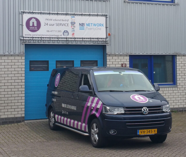 Slot van een deur met meerpuntsluiting